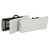 80502 Lifetime 5 Foot Fold-in-Half Recreation Table Set White-3