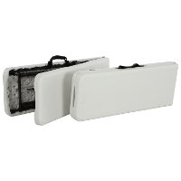 80502 Lifetime 5 Foot Fold-in-Half Recreation Table Set White-3