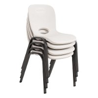 80383 Lifetime Almond Kids Chairs 4-Pack-2