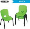 80473 Lifetime Green Kids Chairs 4-Pack