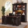 Two Tone Executive Wood Office Desk - Eastchester