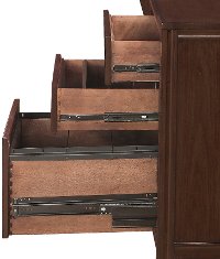 Two Tone Executive Wood Office Desk - Eastchester-6