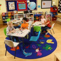 80437 Lifetime Kids Table and 4 Chairs Almond-3