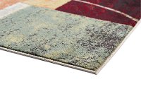 DCO10048x10 8 x 10 Large Red, Brown, and Teal Area Rug - Deco-4
