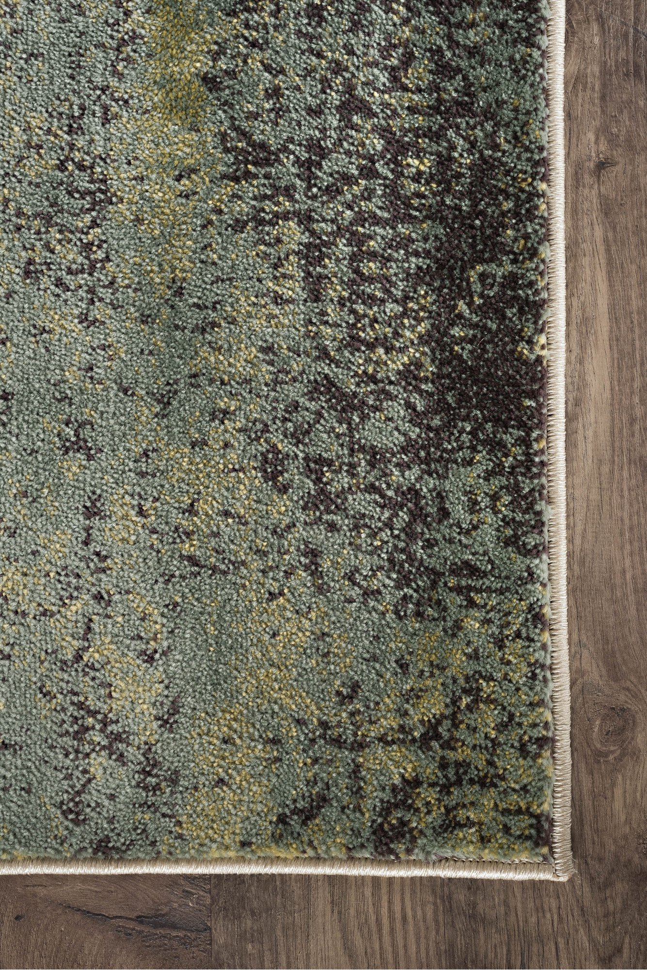 DCO10048x10 8 x 10 Large Red, Brown, and Teal Area Rug - Deco-8