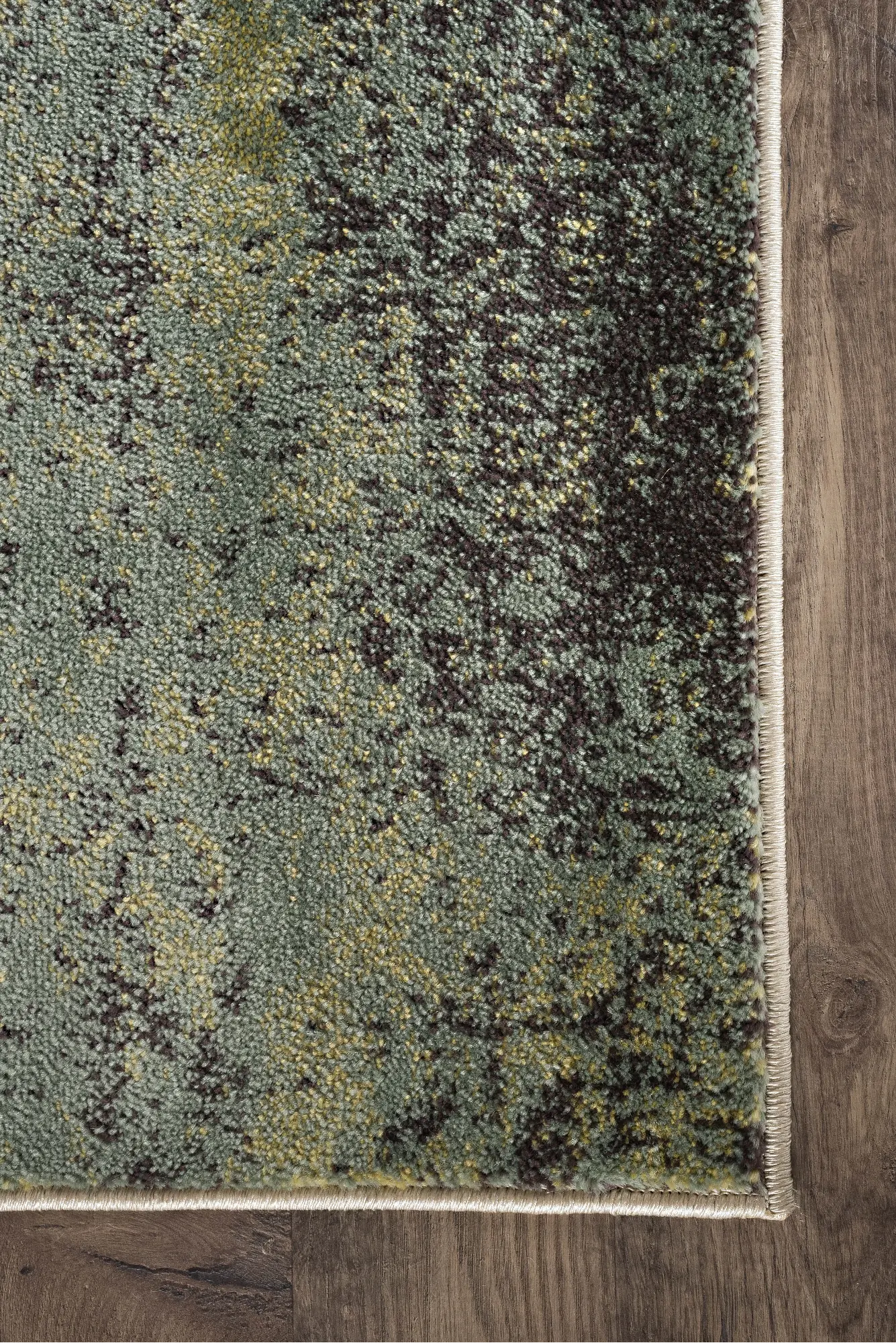DCO10048x10 8 x 10 Large Red, Brown, and Teal Area Rug - Deco-8
