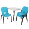 80499 Lifetime Kids Table and 4 Chairs Blue-2