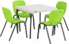 80500 Lifetime Kids Table and 4 Chairs Green