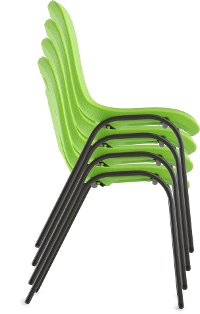 80500 Lifetime Kids Table and 4 Chairs Green-3