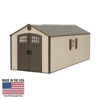 60120 Lifetime Tan 8' x 17.5' Shed