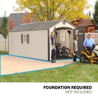 60120 Lifetime Tan 8' x 17.5' Shed-5