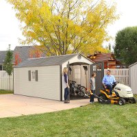 60120 Lifetime Tan 8' x 17.5' Shed-6