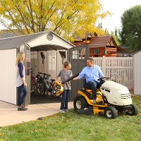 60120 Lifetime Tan 8' x 17.5' Shed-7