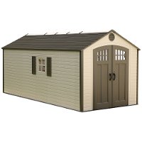 60120 Lifetime Tan 8' x 20' Shed