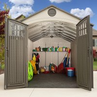 60121 Lifetime Tan 8' x 20' Shed-2