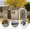 60127 Lifetime Tan 20' x 8' Side Entry Shed-3