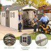 60127 Lifetime Tan 20' x 8' Side Entry Shed-4