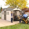 60127 Lifetime Tan 20' x 8' Side Entry Shed-6