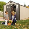 60127 Lifetime Tan 20' x 8' Side Entry Shed-8