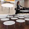 280301 Lifetime 5 Foot Round White Banquet Table-4