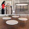 480435 Lifetime 5 Foot Stacking Round Tables 4-Pack Almond-2