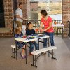 80373 Lifetime 42 Inch Recreation Table Set Almond-4