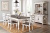 Two-Tone French Country 5 Piece Dining Set - Bourbon County