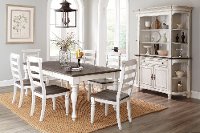 Two-Tone French Country 5 Piece Dining Set - Bourbon County