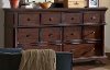Bancroft Java Brown Traditional Dresser