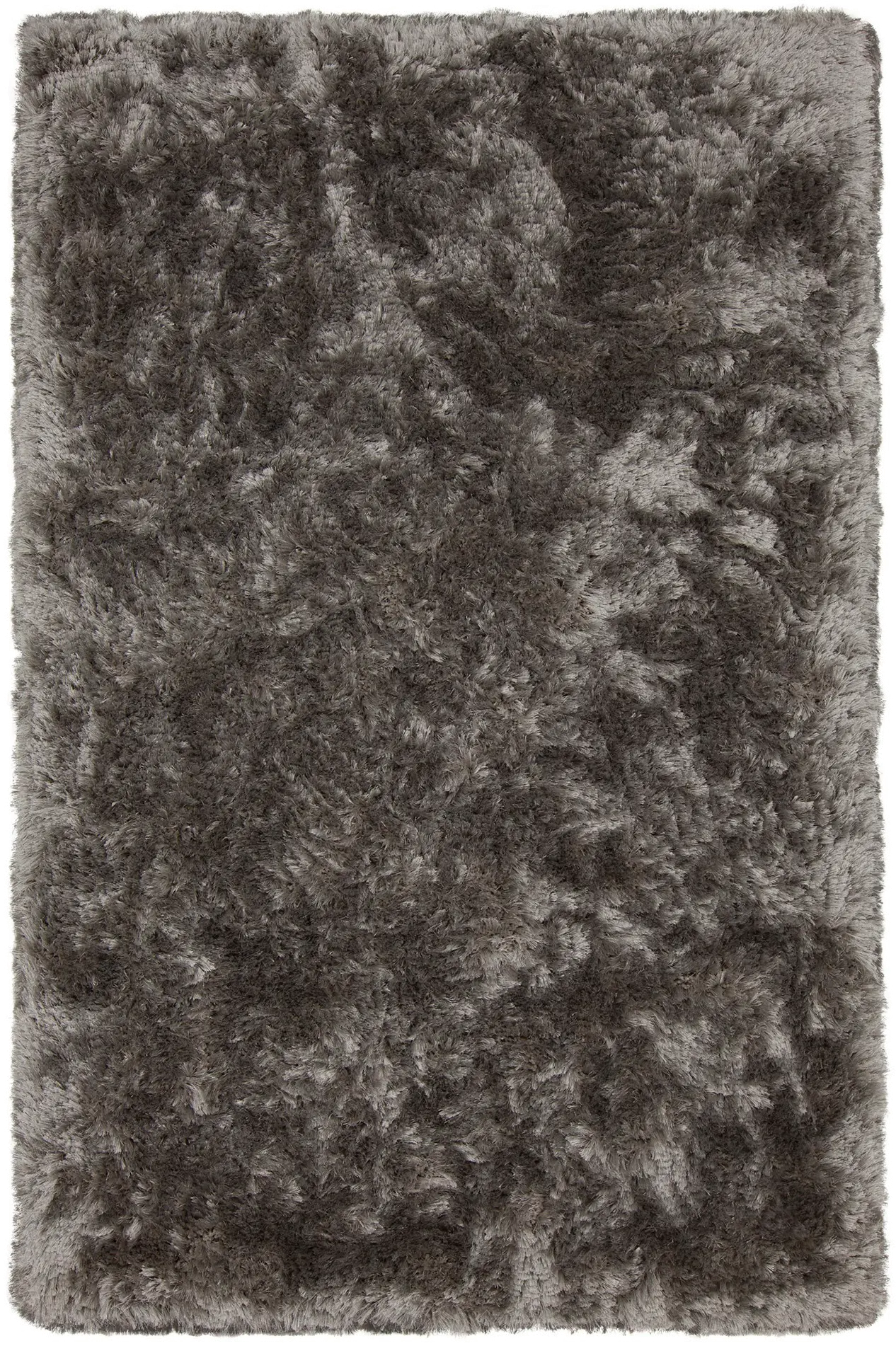 5 x 8 Medium Gray Shag Rug - Giulia-1