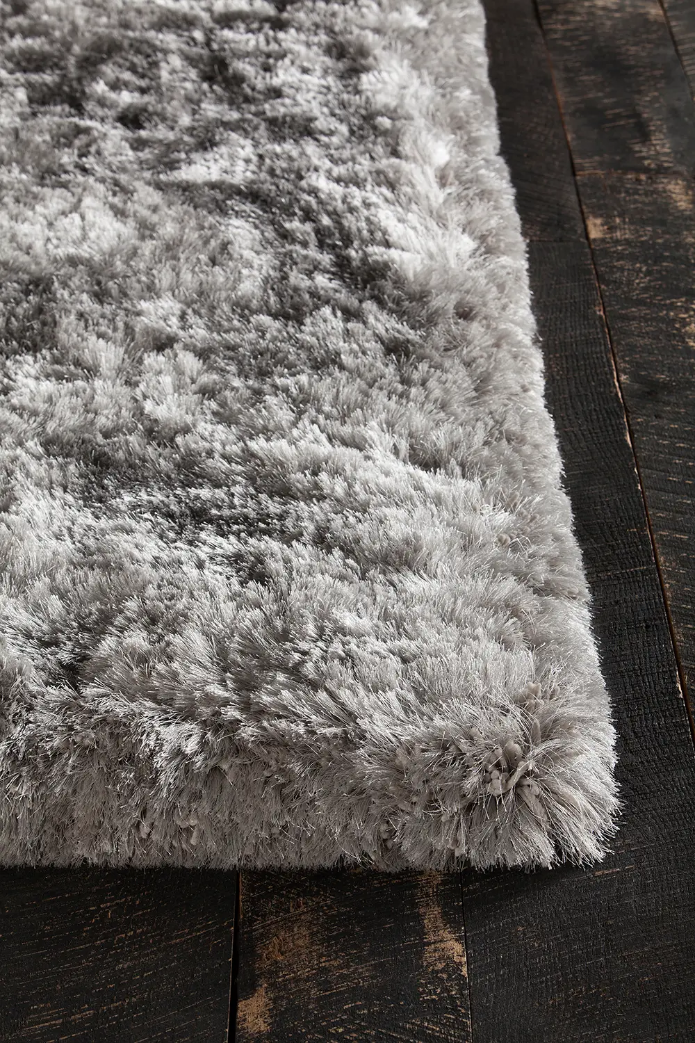 5 x 8 Medium Gray Shag Rug - Giulia-2