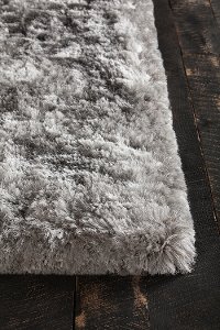5 x 8 Medium Gray Shag Rug - Giulia-2