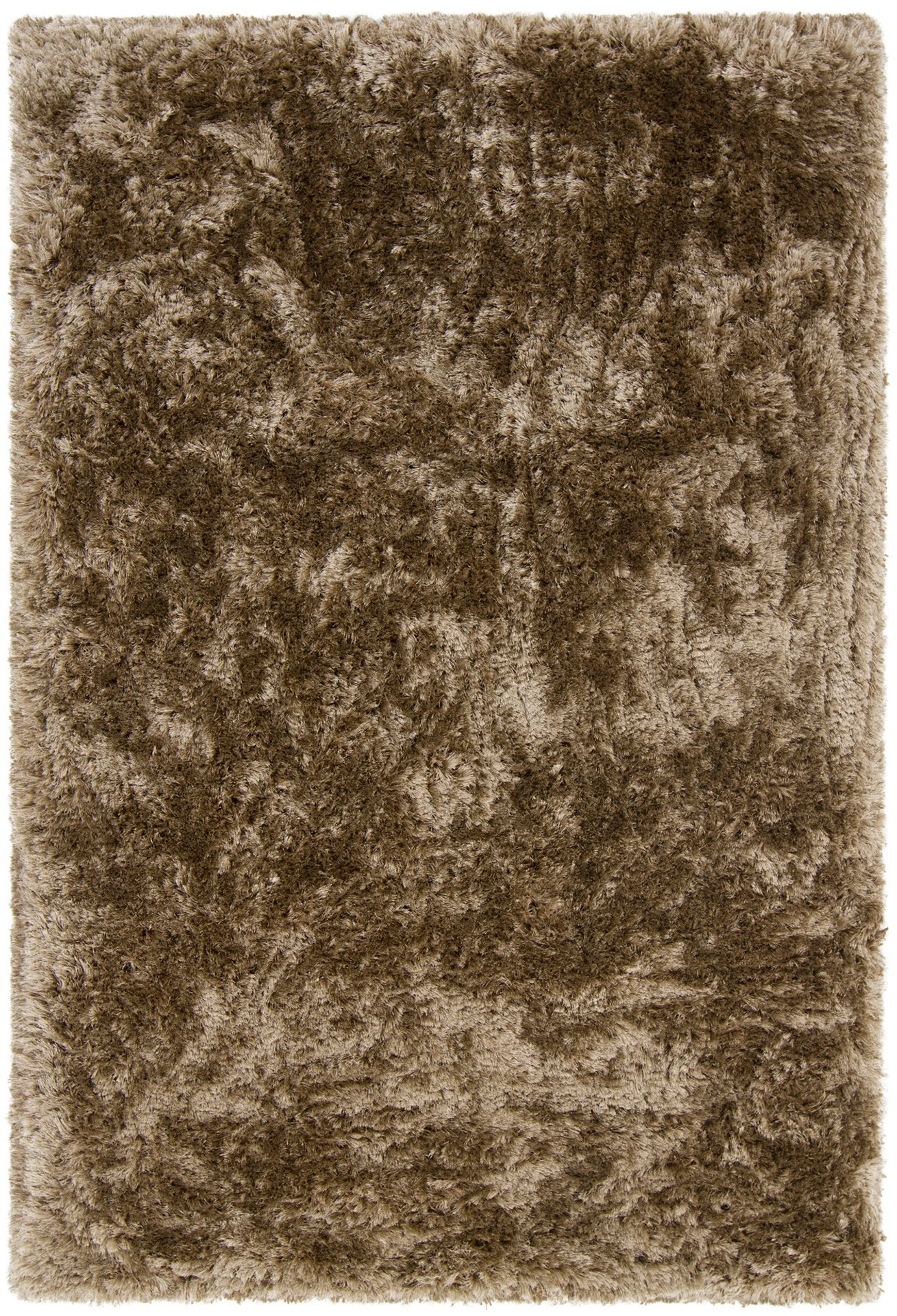 5 x 8 Medium Brown Shag Rug - Giulia-1