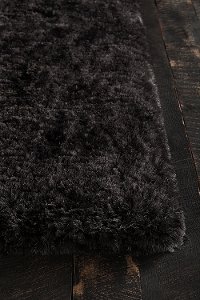 5 x 8 Medium Charcoal Gray Shag Rug - Giulia-2