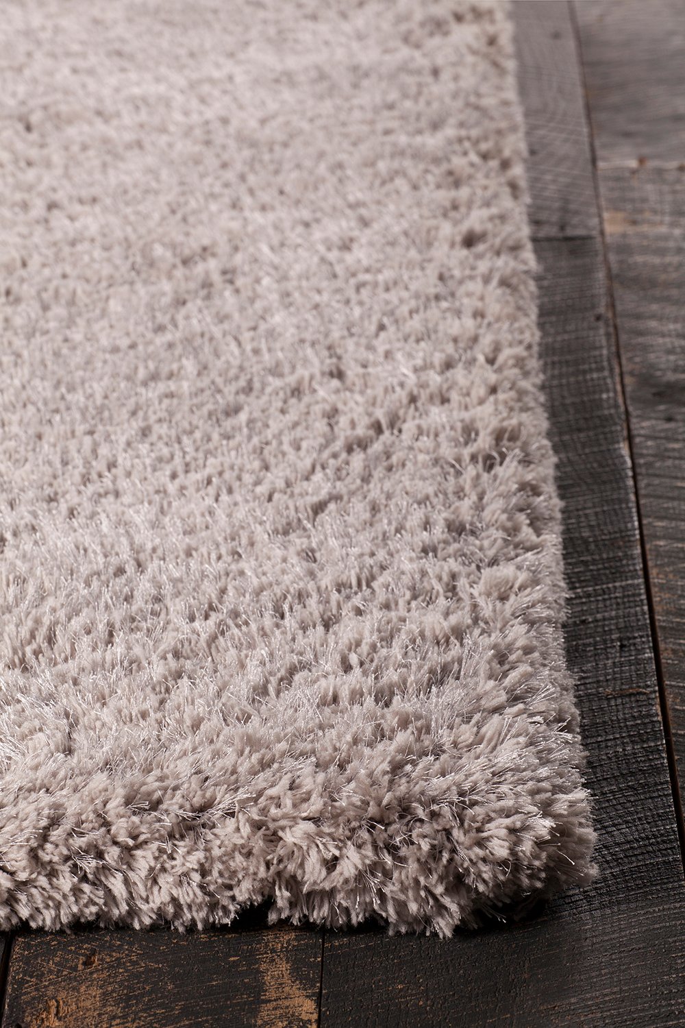 5 x 8 Medium Silver Shag Rug - Osim-2