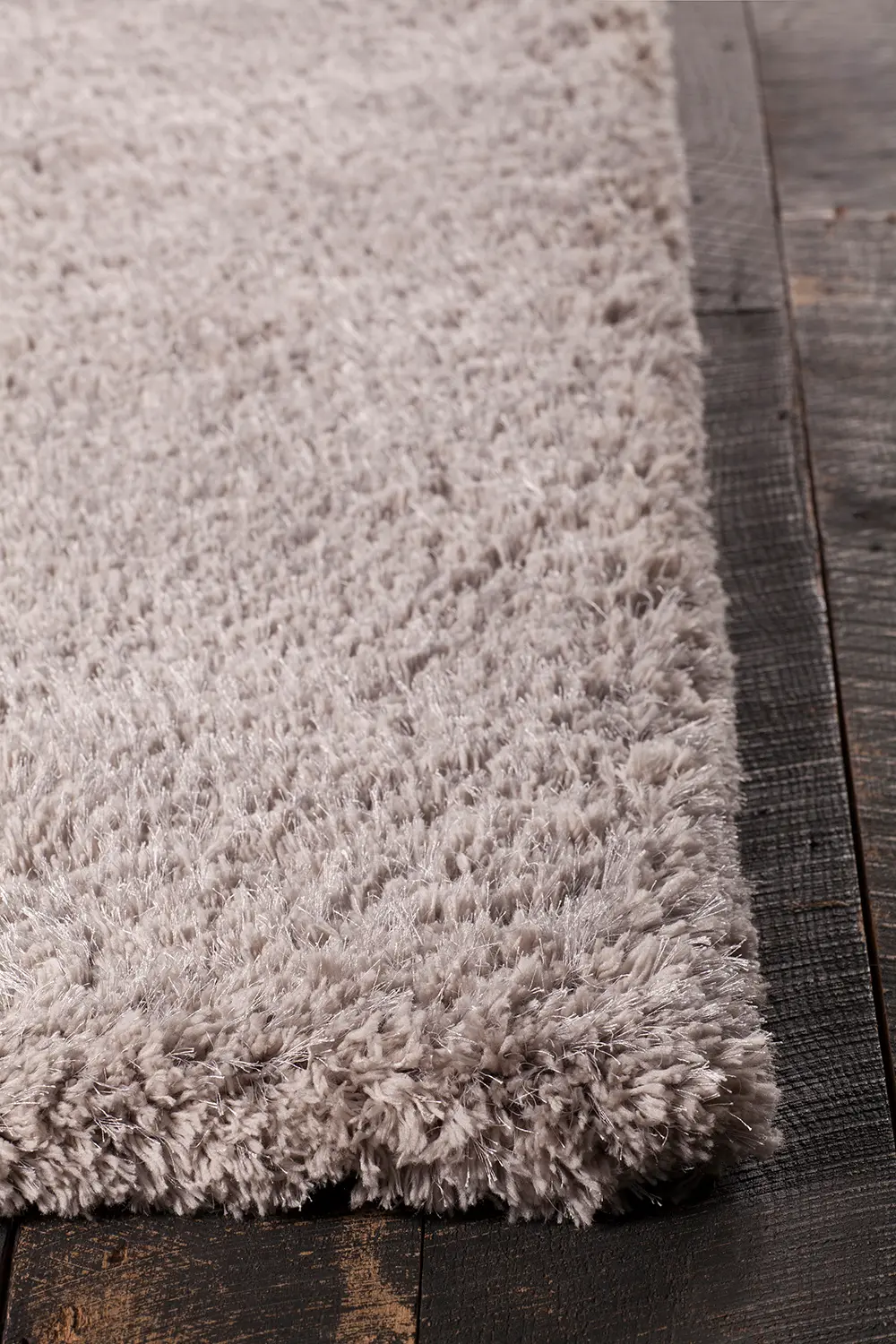 5 x 8 Medium Silver Shag Rug - Osim-2