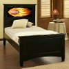 20277 Canterbury Black LightHeaded Twin Bed