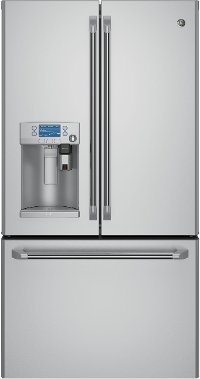 CFE28USHSS GE Cafe Series French Door Refrigerator with Keurig K Cup Brewing System - 36 Inch Stainless Steel