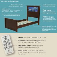 20204 Riviera Cheshire Cherry LightHeaded Twin Bed-6