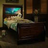 20402 Edgewood Cherry LightHeaded Twin Sleigh Bed with Trundle-3