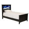 20261 Shaker Black LightHeaded Twin Bed