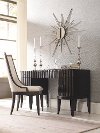 Ivory and Black Dining Room Chair - Symphony -2