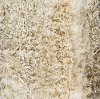 5 x 8 Medium Contemporary Cream and Beige Shag Rug - Kapaa-3