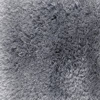 5 x 8 Medium Contemporary Gray Shag Rug - Mercury