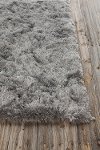 5 x 8 Medium Contemporary Gray Shag Rug - Mercury-2