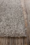 5 x 8 Medium Contemporary Gray Shag Rug - Zara-2