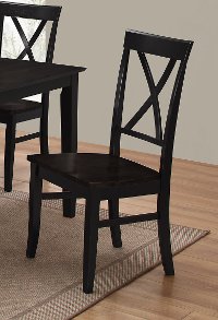 Black X-Back Dining Chair - Cape Hope Collection