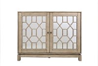 Casa Bella Champagne Gold 50 Inch Mirrored Console
