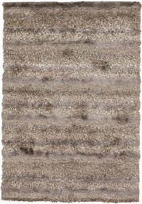5 x 8 Medium Contemporary Ivory, Tan & Taupe Area Rug - Kappa