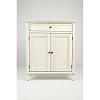 Clearance Ivory 2 Door and 1 Drawer Accent Cabinet - Avignon